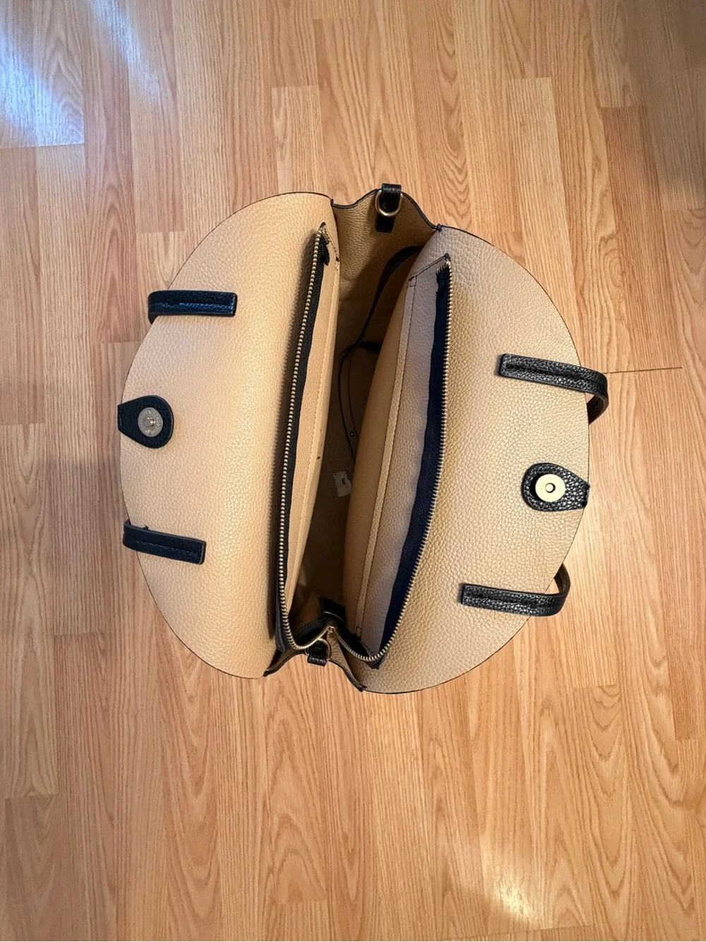 J. Crew Black Round Leather Shoulder Bag